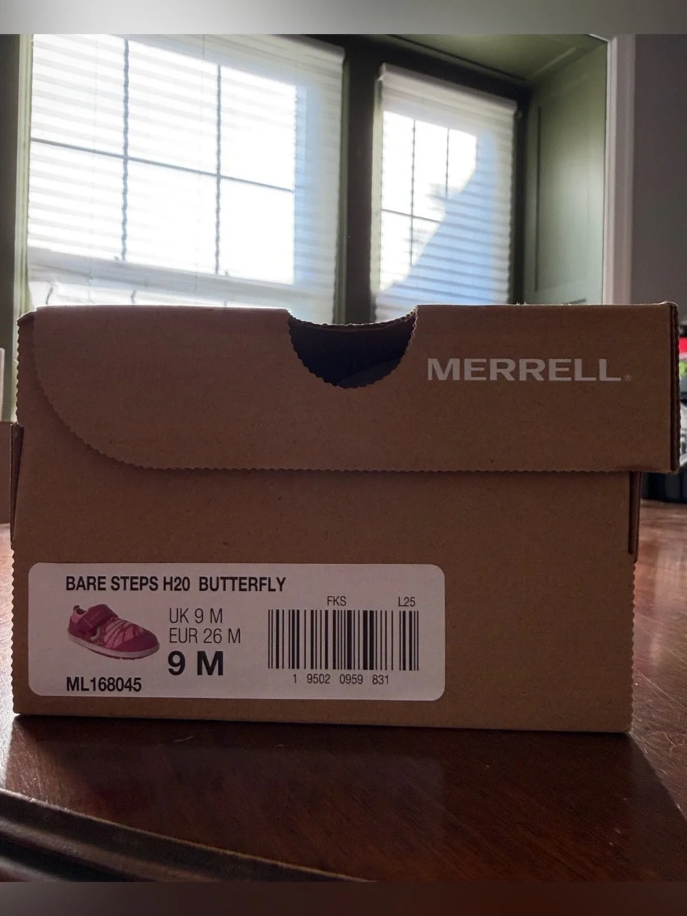 Merrell Girls’ BARE STEPS Sandal (Water shoe)